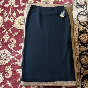 Black A-Line Long Skirt
